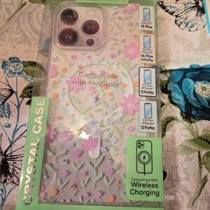 Floral Crystal Case for iPhones